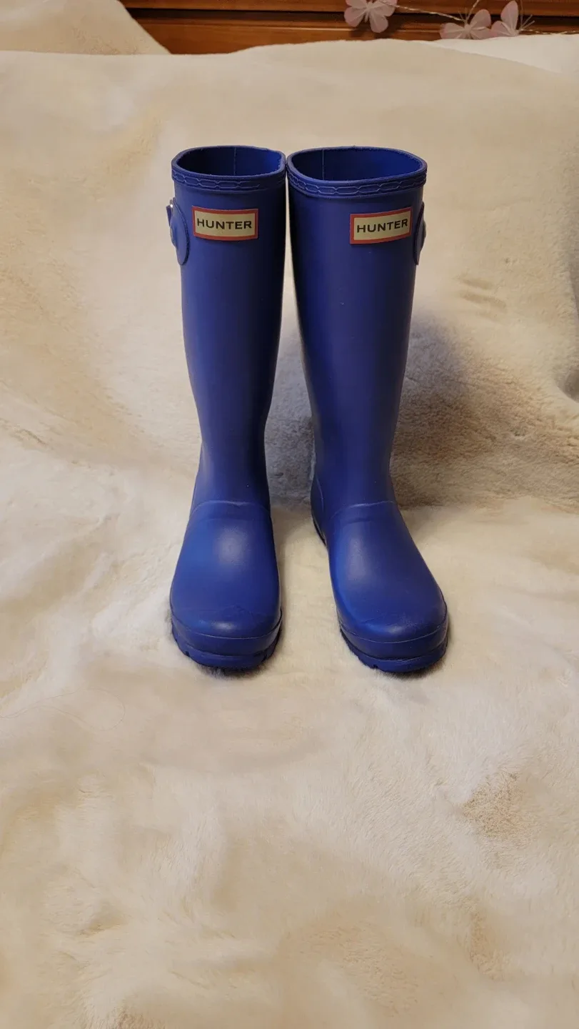 HUNTER  kids blue rain boots image indicator(3)