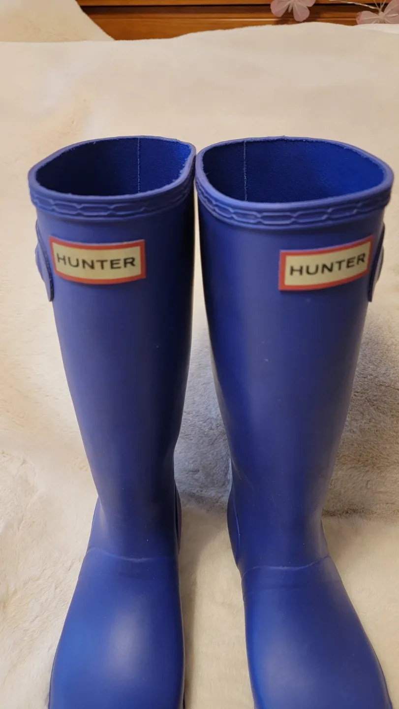 HUNTER  kids blue rain boots image indicator(4)