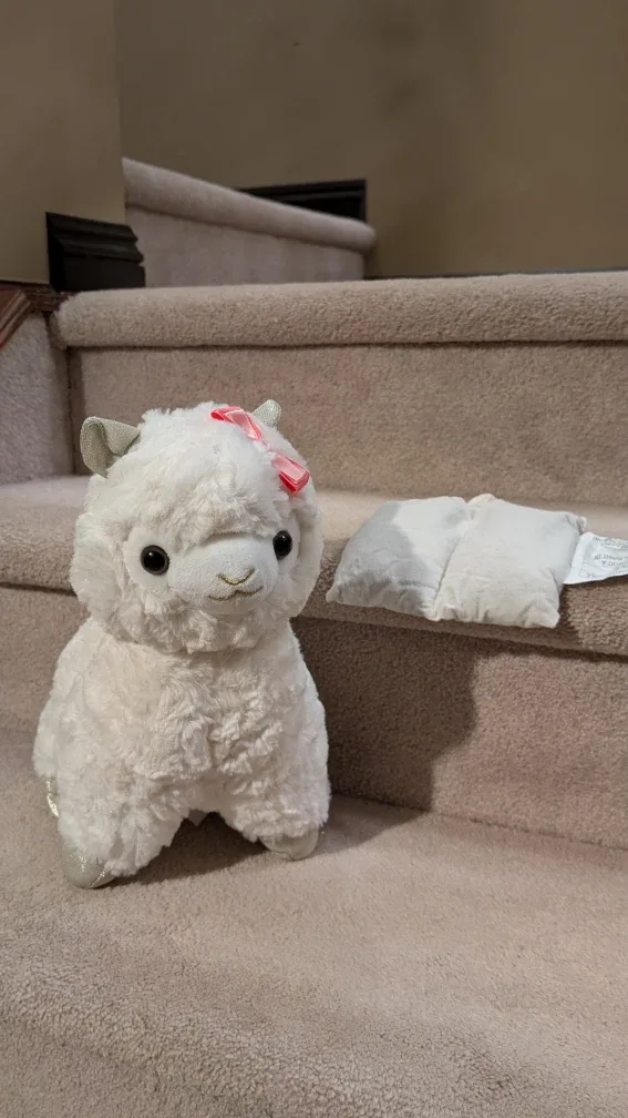 Cute Llama Heat and Hug microwavable snuggle buddy