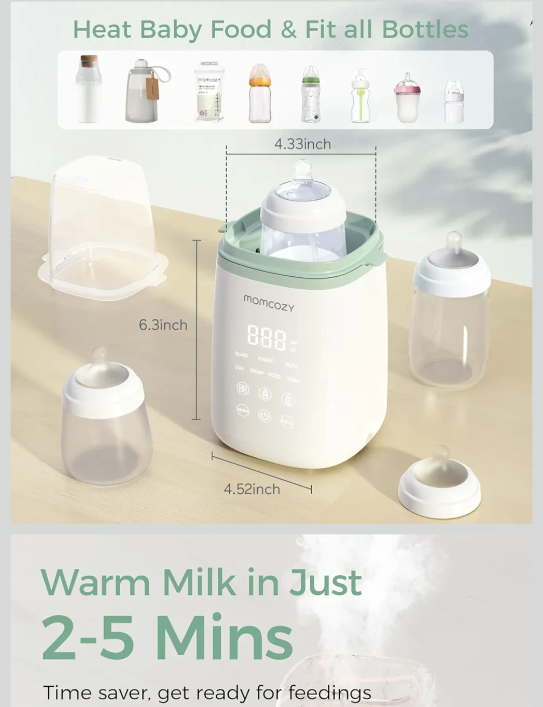 Momcozy I Am Classic Bottle Warmer - photo 2