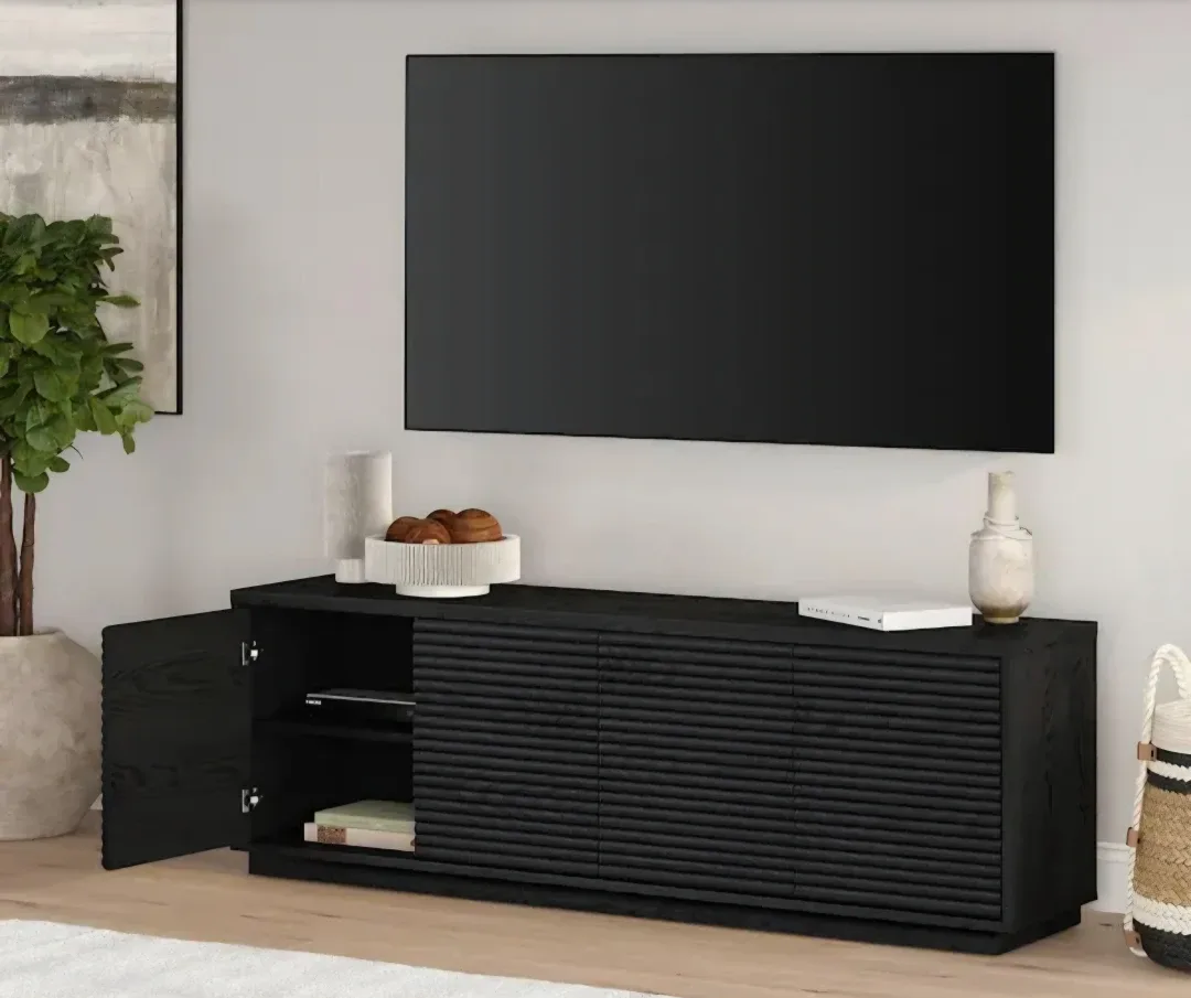 Black Media Console/TV Stand image indicator(2)