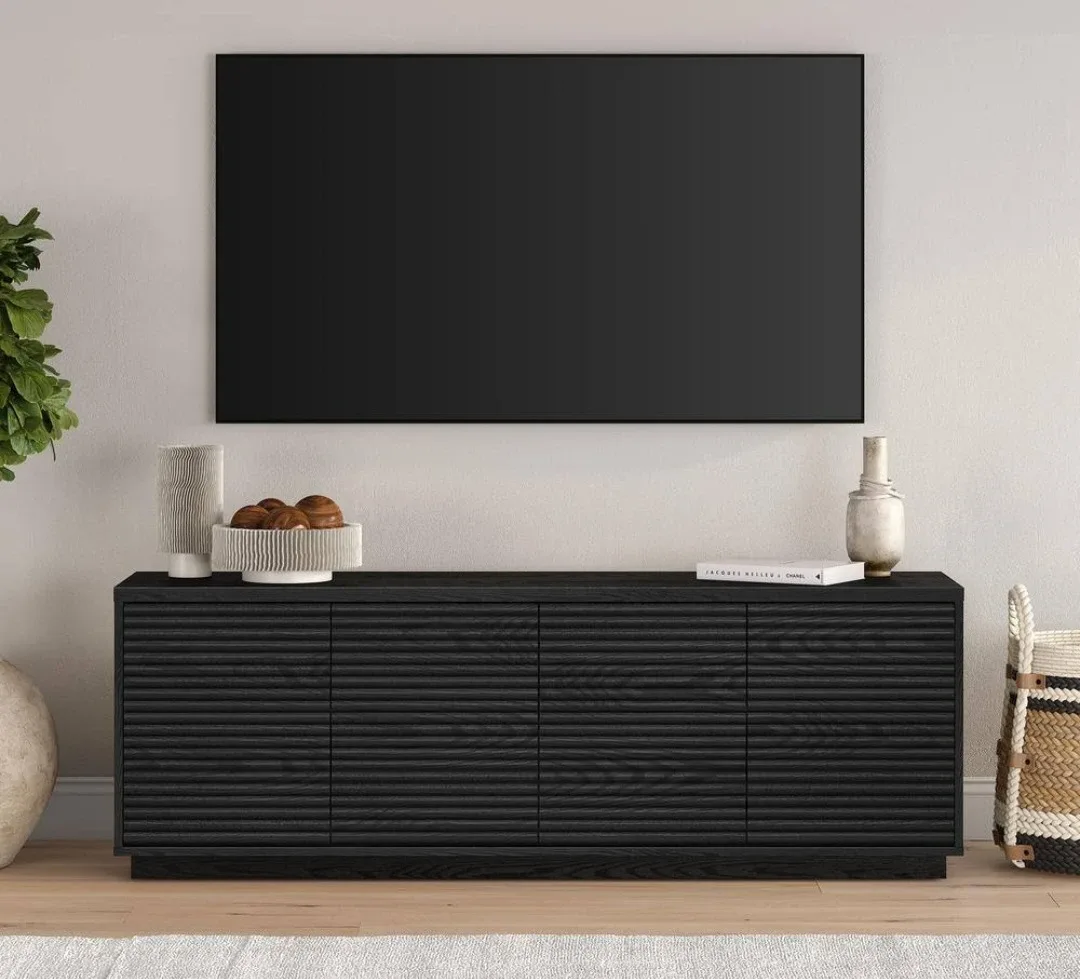 Black Media Console/TV Stand image indicator(4)