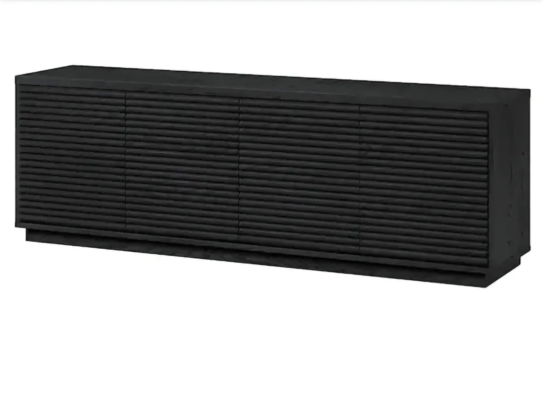 Black Media Console/TV Stand image indicator(5)