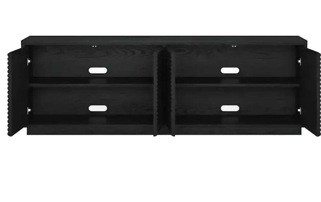 Black Media Console/TV Stand image indicator(6)