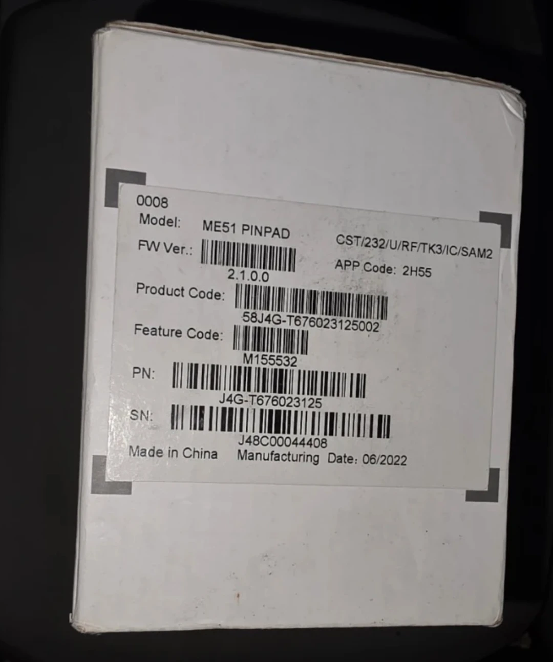 Valor Paytech VP300 Pinpad ME51 - photo 2