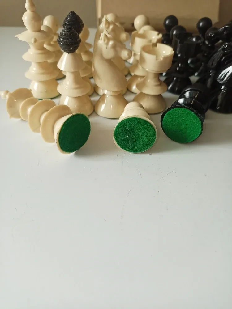 Vintage Set of Chess pieces image indicator(2)
