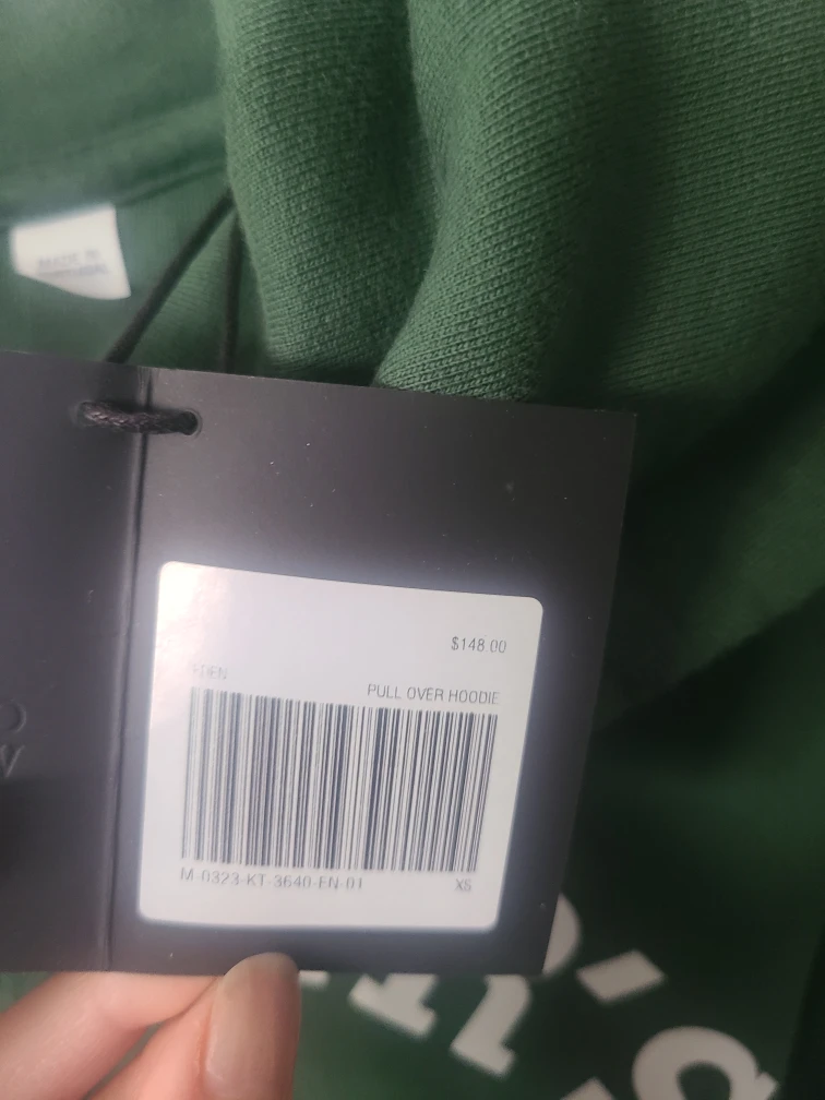 NEW WITH TAGS  OVO Collegiate Hoodie - Forest Green, Size XS - photo 3