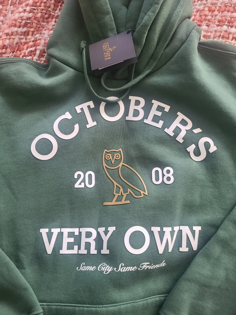 NEW WITH TAGS  OVO Collegiate Hoodie - Forest Green, Size XS - photo 4