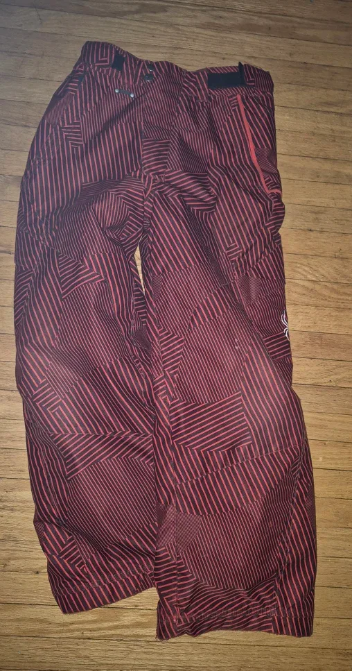 Spyder Ski Pants - Burgundy Pattern