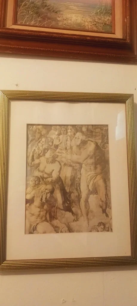 Beautiful Old Vintage Framed Art Print image indicator(4)