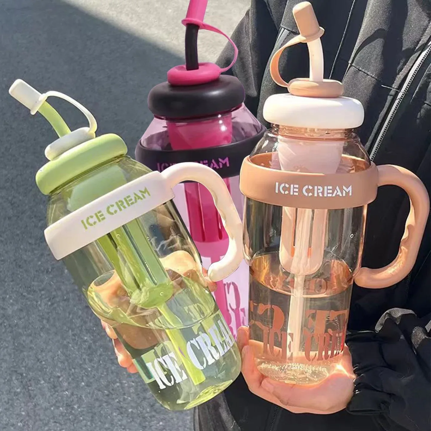 🍦✨ Ice Cream Dream Bottles – Brand New & Creamy Pink! ✨🍦 image indicator(5)