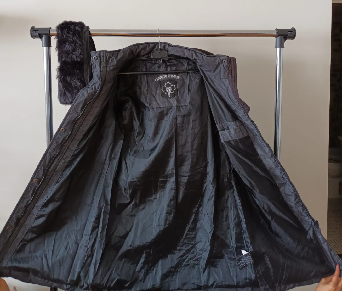 Women's Winter Jacket w removable hood, detachable faux fur trim image indicator(3)