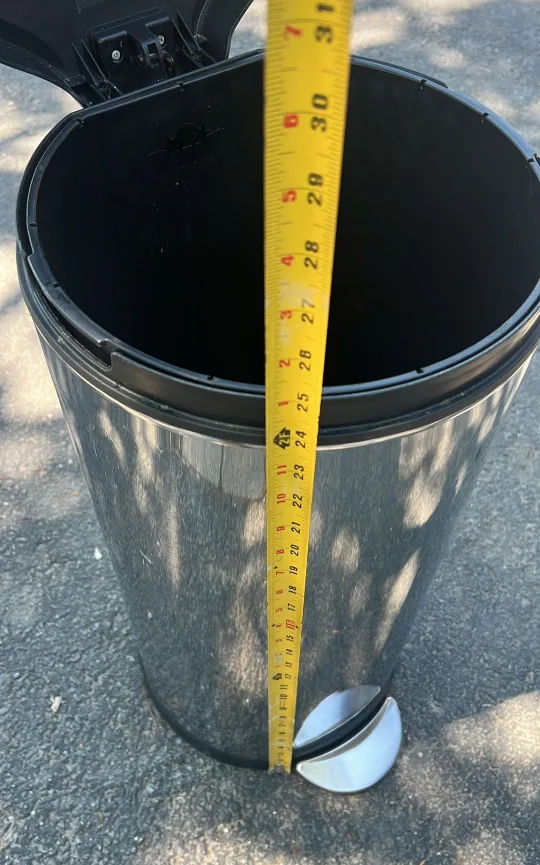 simplehuman Stainless Steel Trash Can