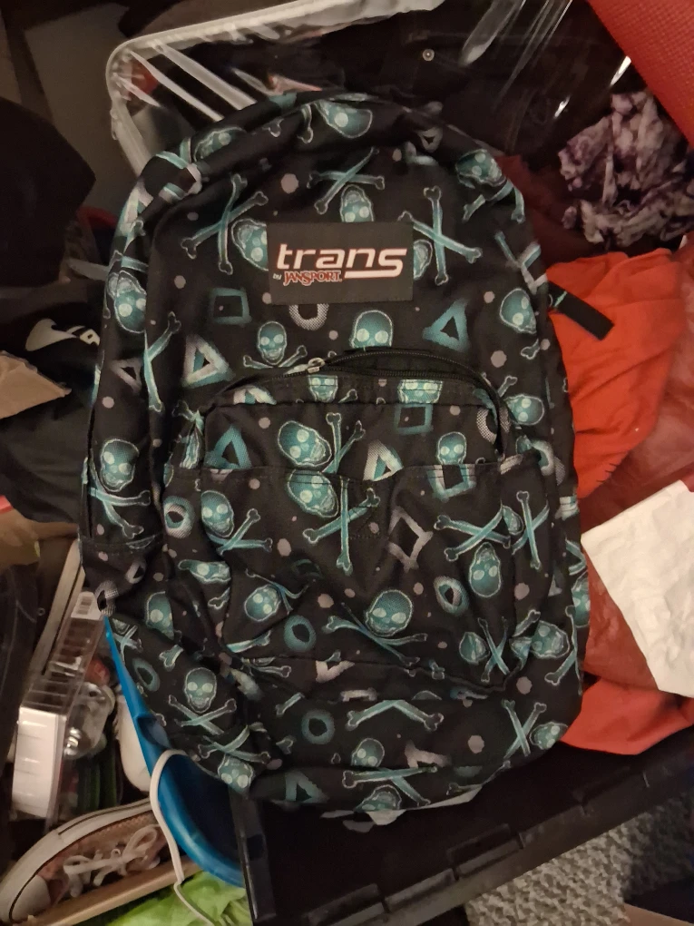 JanSport Trans Backpack Skull Print