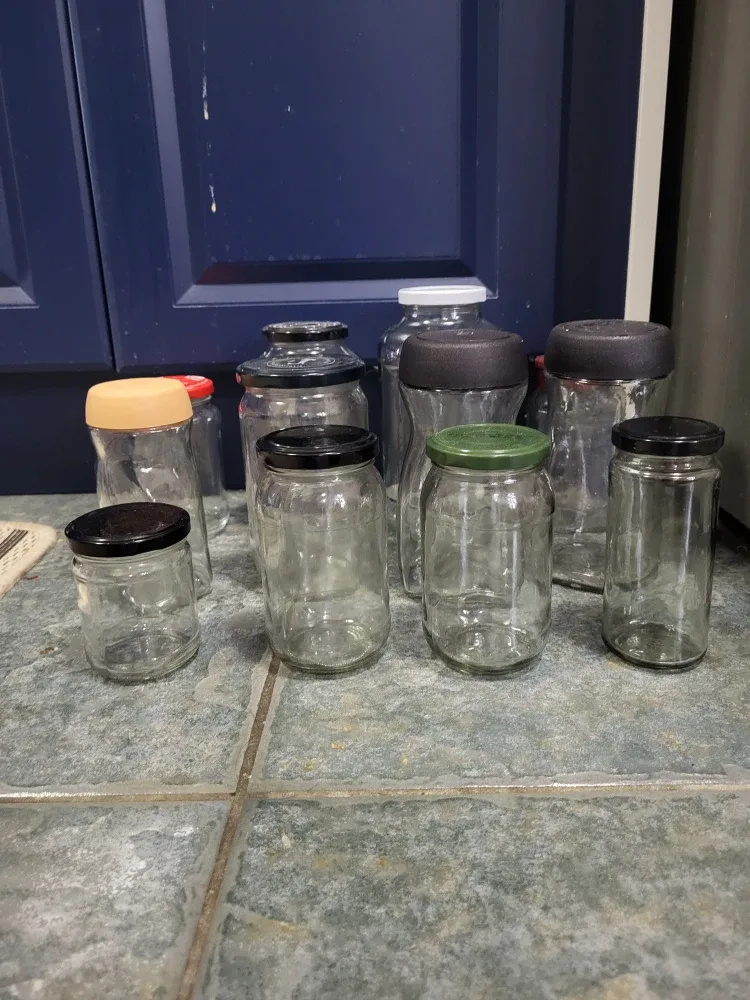 Mixed Glass Jars - Assorted Sizes