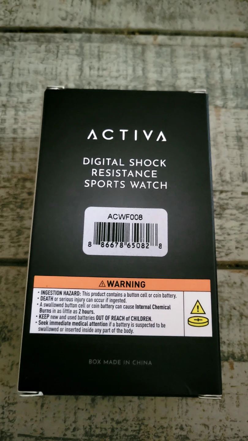 ACTIVA Digital Shock Resistance Sports Watch - New - photo 4