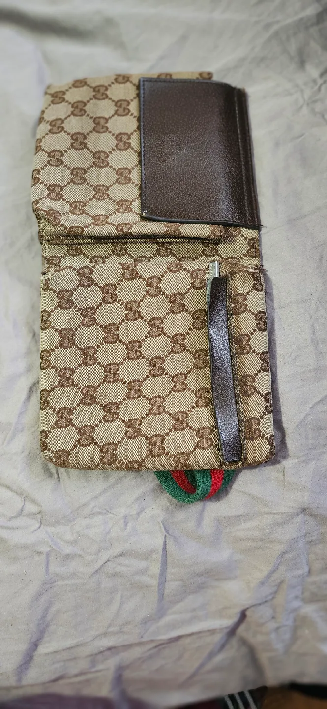 Gucci Monogram Canvas Belt Bag