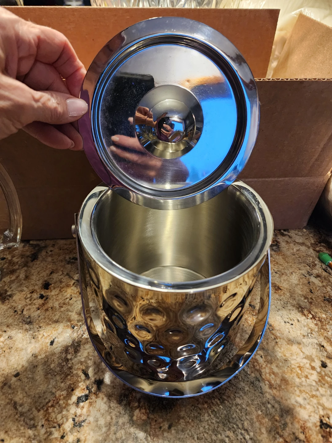 Vintage Silver Plated Ice Bucket - photo 2