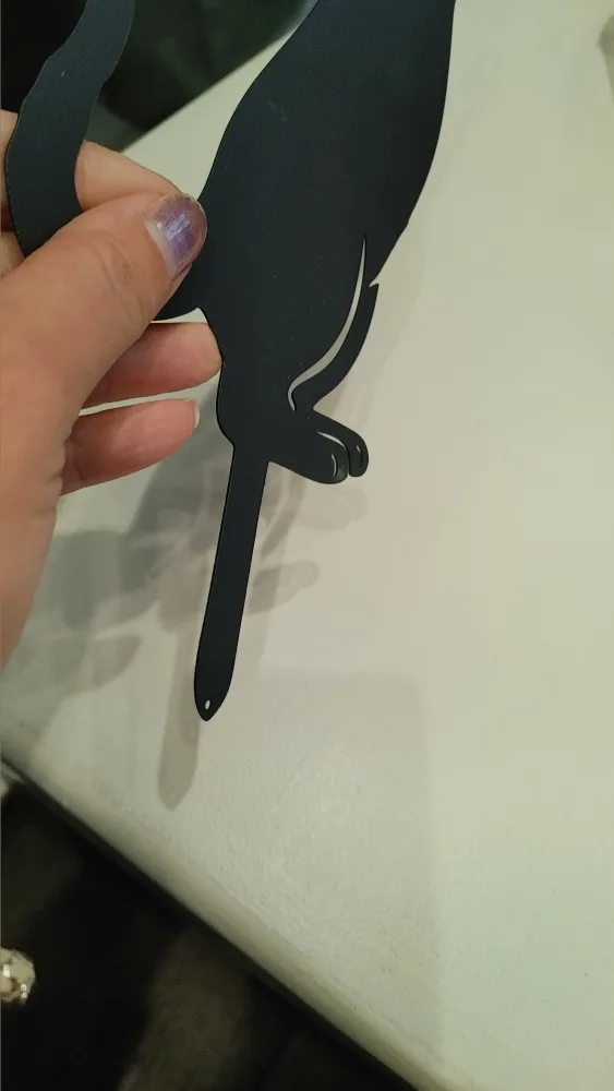 Garden Decoration Metal Cat Garden Stake - Black image indicator(3)