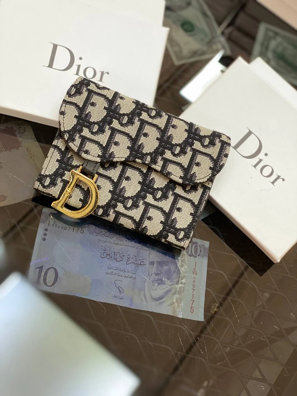 New wallet in box