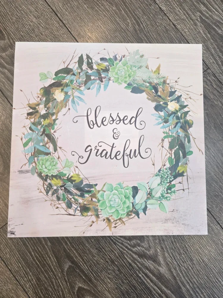 Blessed & Grateful Wall Decor
