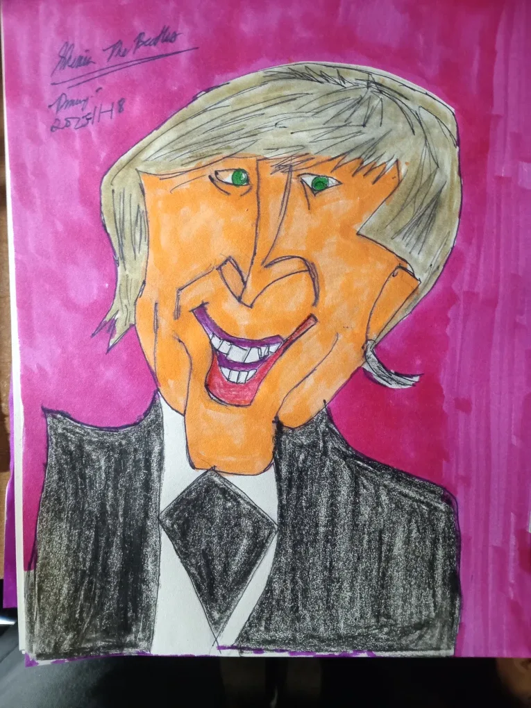 The Beatles Drawings Illustrations Art by Custom Artist Sherwin image indicator(4)