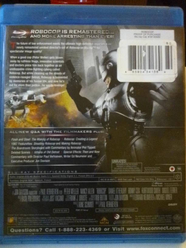 Robocop Unrated Director's Cut Blu-ray - photo 2