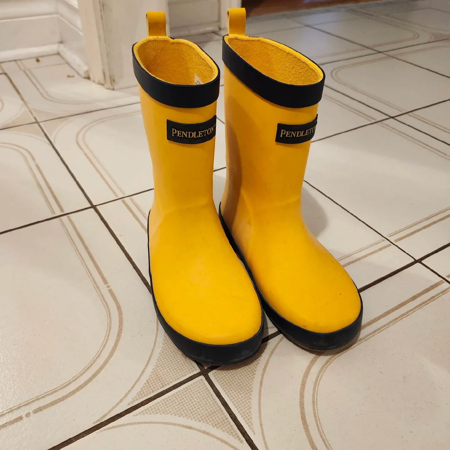 Pendleton Yellow Rain Boots - US Size 11 thumbnail