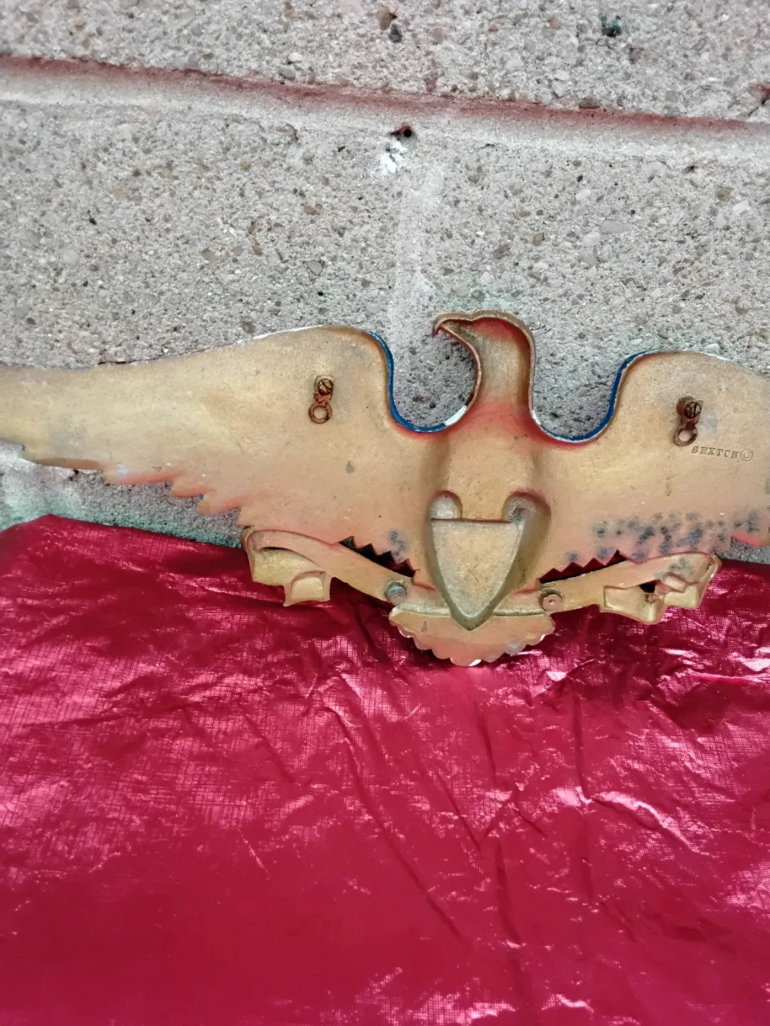Vintage Sexton USA Metal Bald Eagle image indicator(7)
