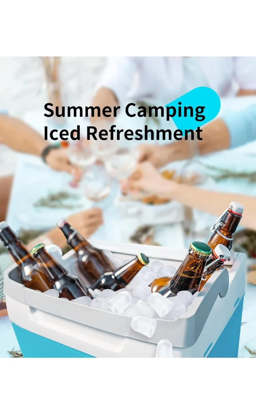 New ecozy Portable Ice Maker Countertop, 9 Cubes Ready in 6 mn image indicator(8)