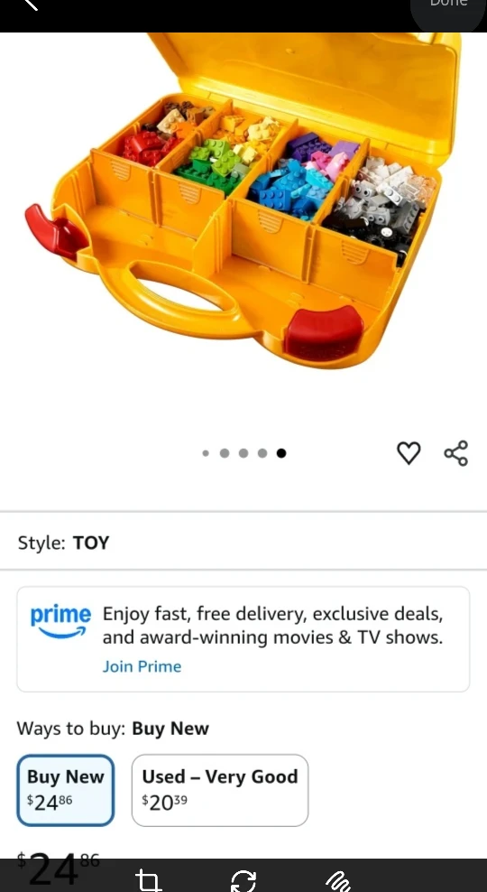NEW LEGO Classic Creative Suitcase 10713 - photo 2