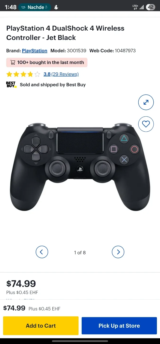 Sony PlayStation DualShock 4 Wireless Controller - New image indicator(5)