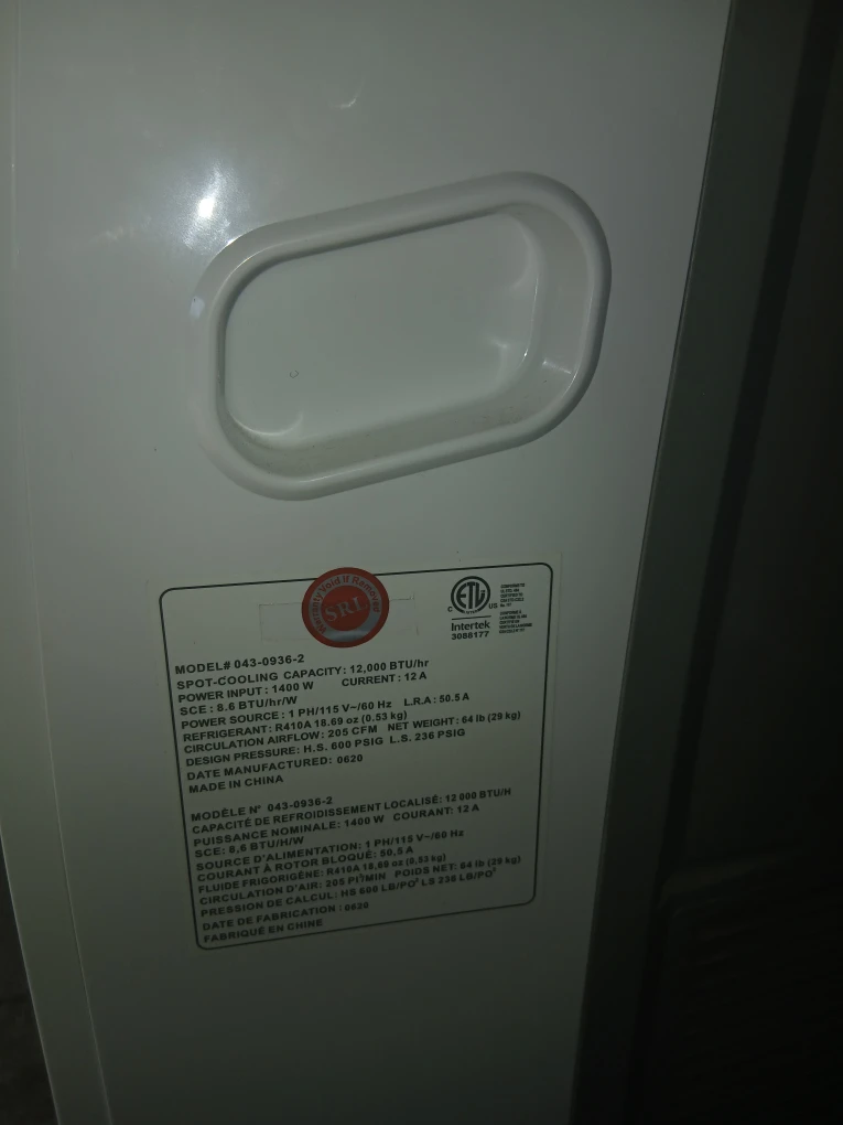 Hisense Portable Air Conditioner - 12000 BTU - photo 4