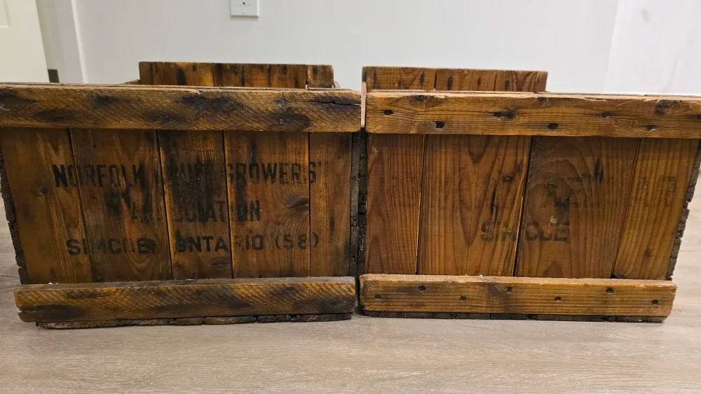Vintage Wooden Fruit Crates - Simcoe, Ontario image indicator(4)