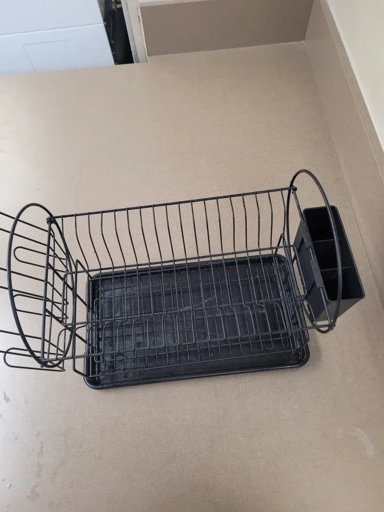 Black Metal Dish Rack 🥕🎯 image indicator(2)