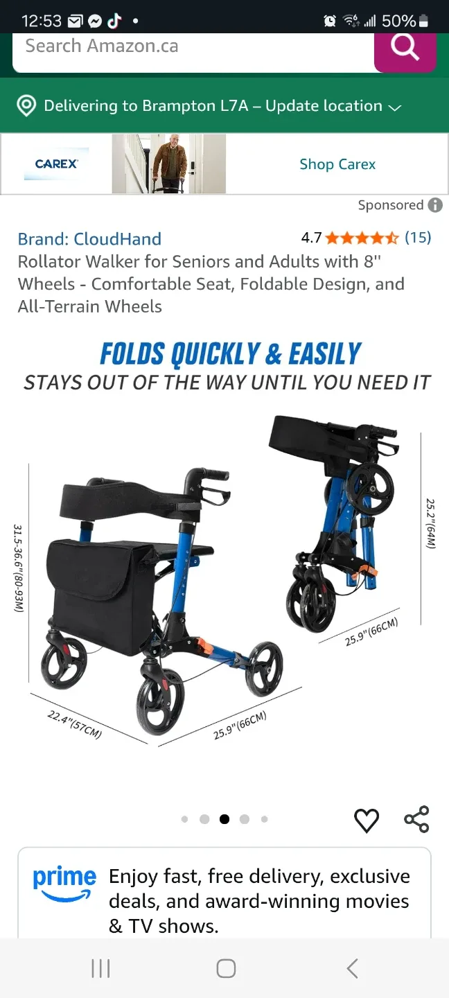 Rollator Walker brand new image indicator(4)