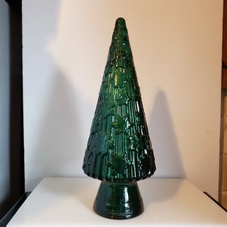 Green Glass Christmas Tree Decoration