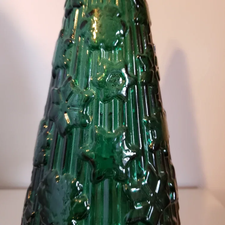 Green Glass Christmas Tree Decoration image indicator(2)