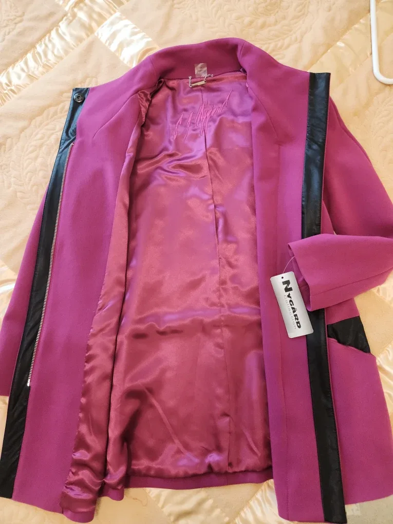 Nygard Collection Magenta Orchid Coat - Size 10 image indicator(3)