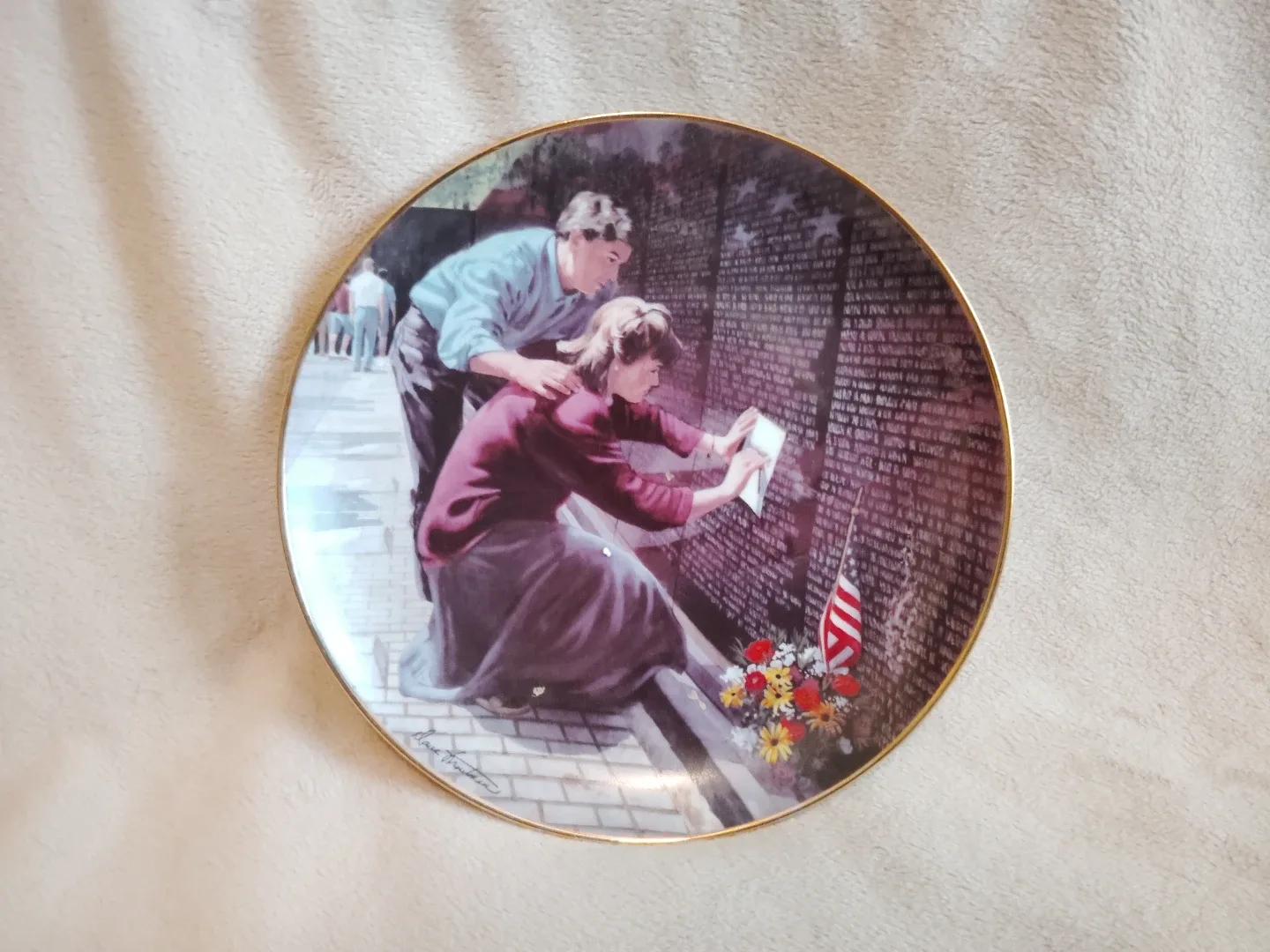 Franklin Mint "Engraved In Our Hearts" Plate image indicator(2)