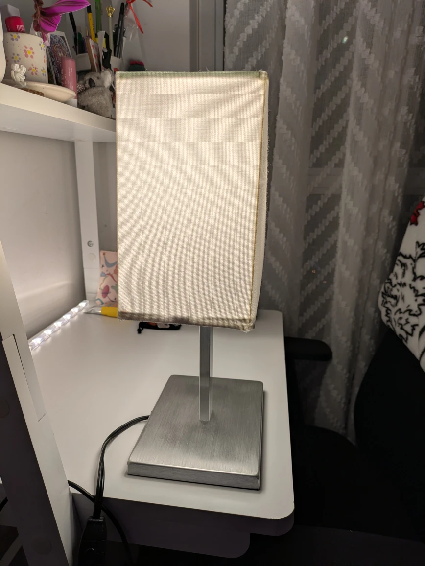 Table Lamp with Rectangular Shade - photo 2