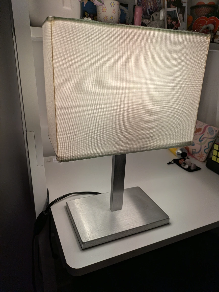 Table Lamp with Rectangular Shade - photo 3