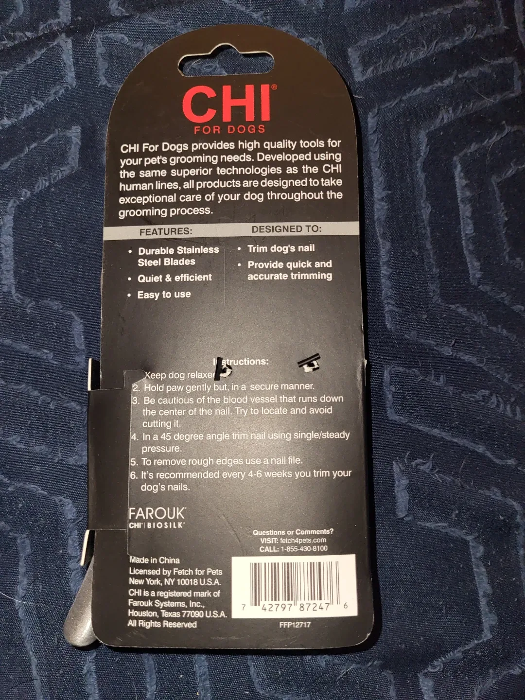 New CHI for Dogs Guillotine Nail Trimmer image indicator(2)