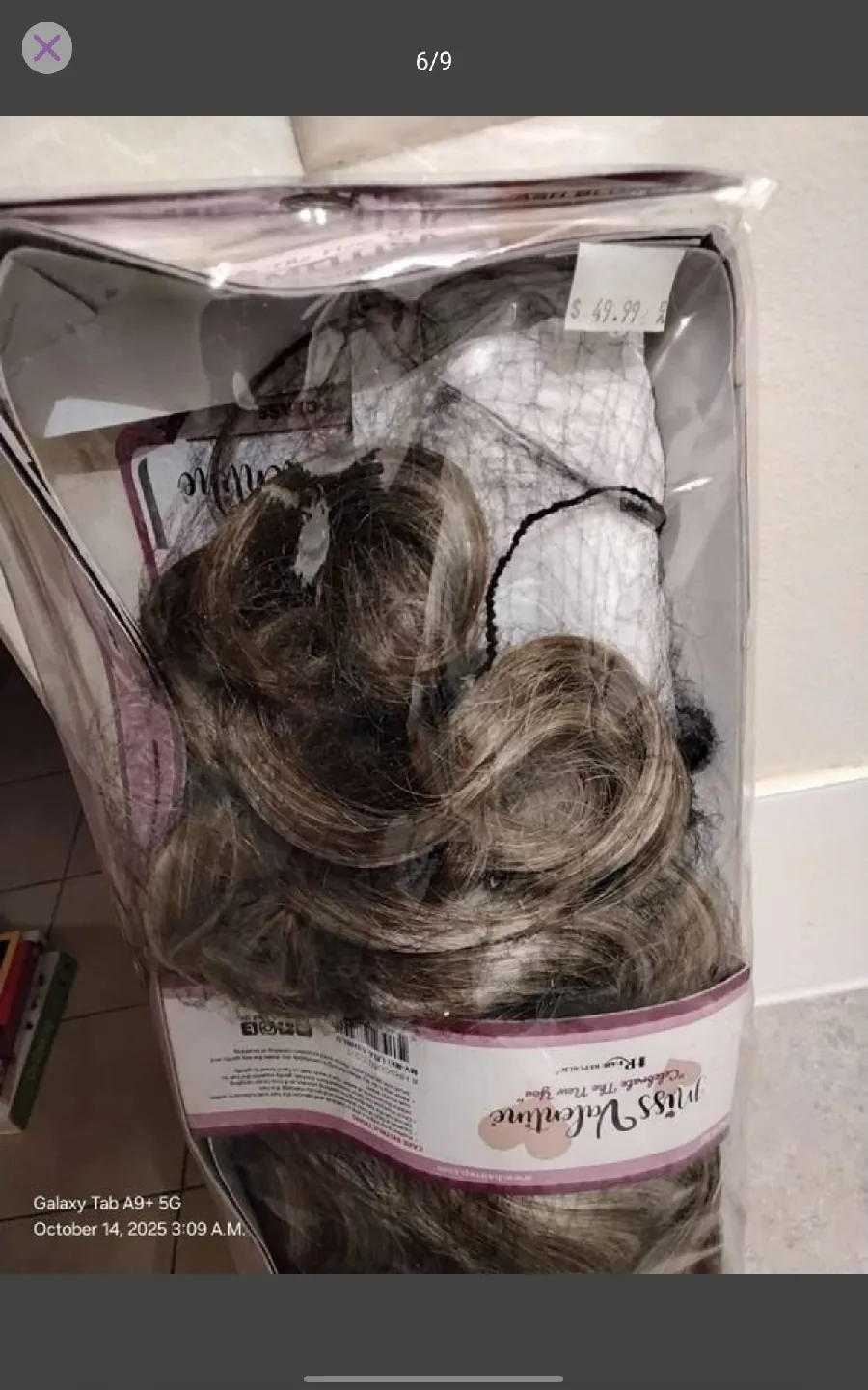 New Miss Valentine Mellisa Wig - Ash Blonde image indicator(6)