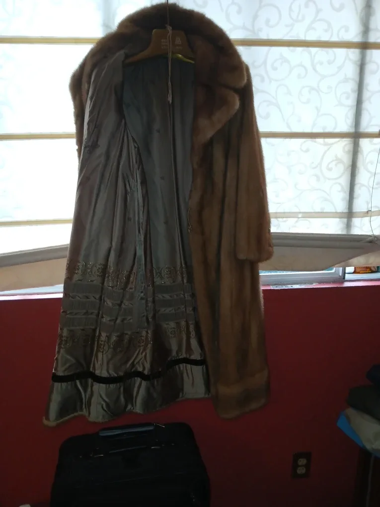 Vintage Brown Fur Coat