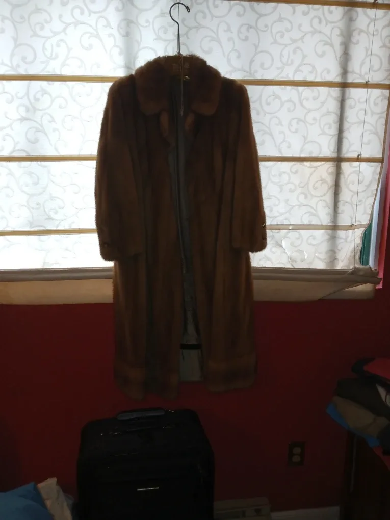 Vintage Brown Fur Coat image indicator(2)