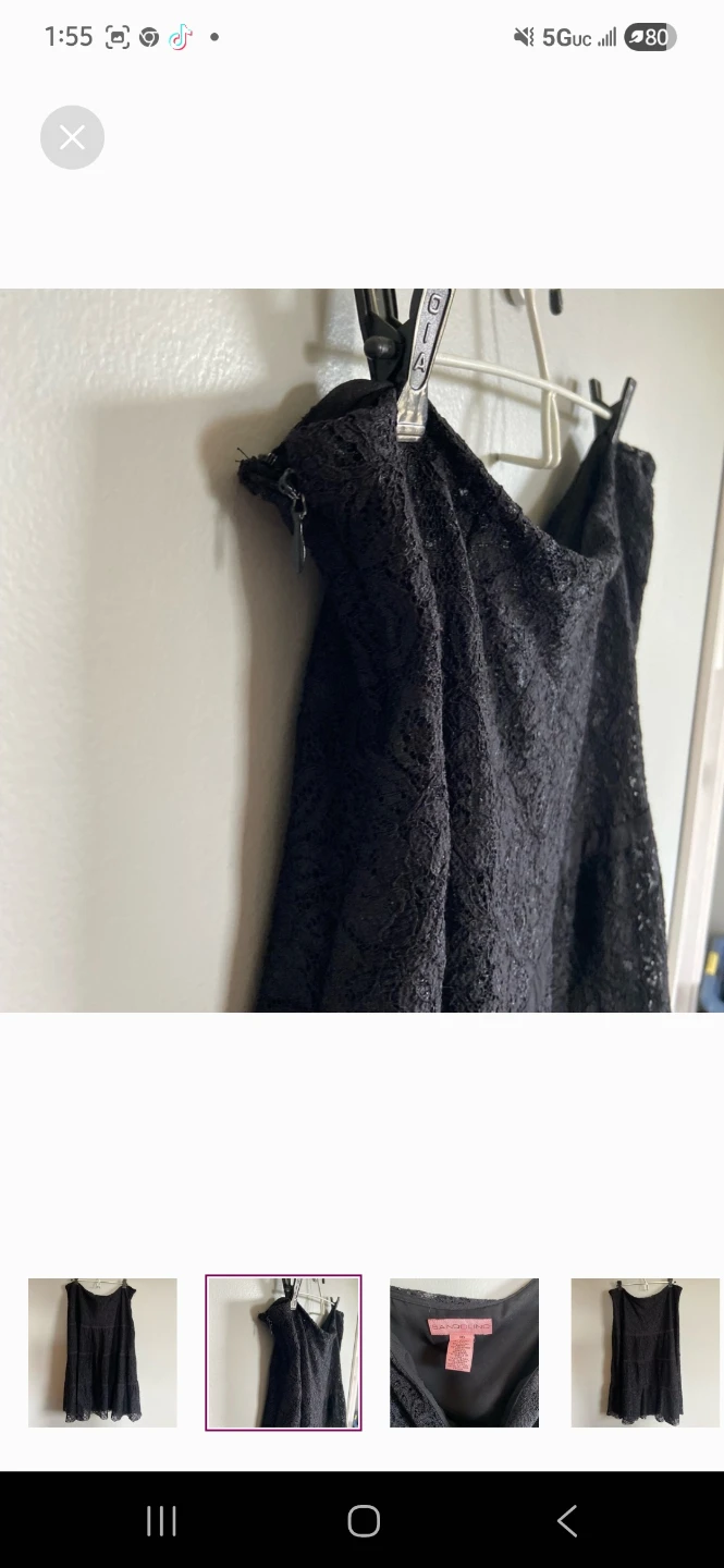Women size 16 lace design A line skirt - photo 3