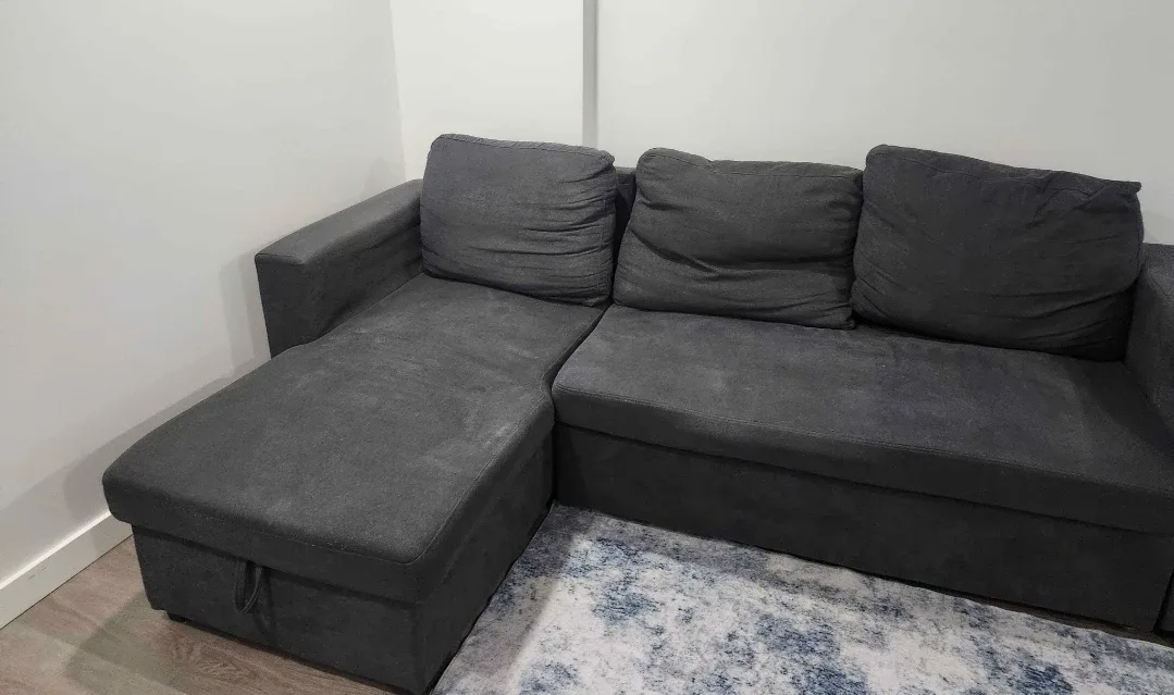 Grey Sectional Sofa and pull out bed image indicator(3)