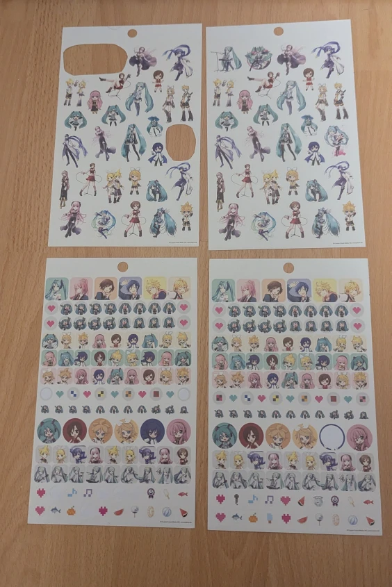 Vocaloid Character Stickers