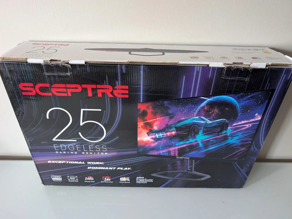 Sceptre 25" Edgeless Gaming Monitor - New! (Open Box)